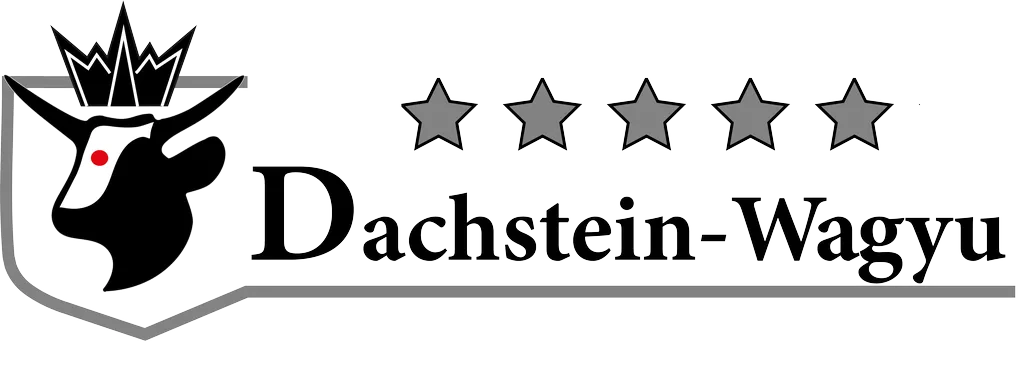 Dachstein-Wagyu Logo mit Schriftzug Dachstein-Wagyu Logo mit Schriftzug